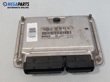Компютър двигател за Volkswagen Passat IV Variant B5.5 (09.2000 - 08.2005) 1.9 TDI, 130 к.с., № 038 906 019 GS