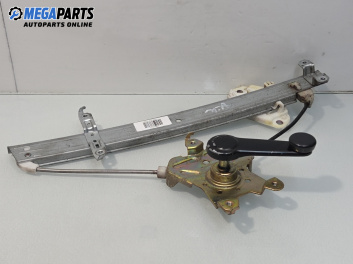 Ръчна машинка стъклоповдигач за Honda Jazz II Hatchback (03.2002 - 12.2008), 4+1 вр., хечбек, позиция: задна, дясна