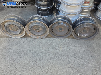 Стоманени джанти за Fiat Punto Hatchback II (09.1999 - 07.2012) 14 цола, ширина 5.5 (Цената е за комплекта)