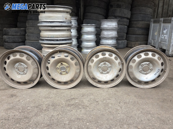 Стоманени джанти за Volkswagen Touran Minivan I (02.2003 - 05.2010) 16 цола, ширина 6 (Цената е за комплекта)