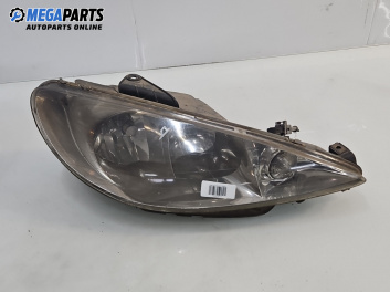 Фар за Peugeot 206 Hatchback (08.1998 - 12.2012), хечбек, позиция: дясна