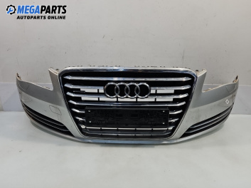 Предна броня за Audi A8 Sedan 4H (11.2009 - 01.2018), седан, позиция: предна
