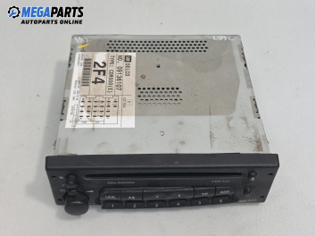 CD плеър за Opel Zafira A Minivan (04.1999 - 06.2005), № 09136107