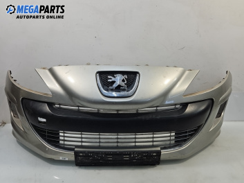 Предна броня за Peugeot 308 Hatchback I (09.2007 - 12.2016), позиция: предна
