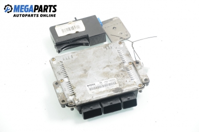 Компютър с четец и карта за Renault Laguna II Hatchback (03.2001 - 12.2007) 1.9 dCi (BG08, BG0G), 120 к.с., № Bosch 0 281 010 556