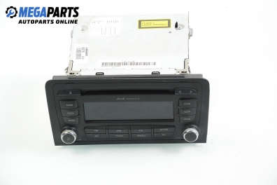 CD плеър за Audi A3 Sportback I (09.2004 - 03.2013), № 8P0 035 186 G , code 0894