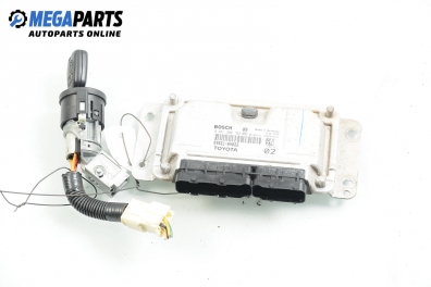 Компютър с контактен ключ за Peugeot 107 Hatchback (06.2005 - 05.2014) 1.0, 68 к.с., № Bosch 0 261 208 702 / 89661-0H022