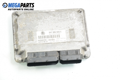 Компютър двигател за Skoda Fabia I Hatchback (08.1999 - 03.2008) 1.4, 60 к.с., № 047 906 033 E / Siemens 5WP44198 07