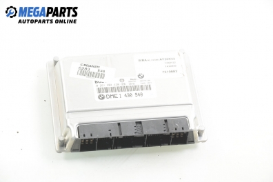 Компютър двигател за BMW 3 Series E46 Sedan (02.1998 - 04.2005) 318 i, 118 к.с., № Bosch 0 261 204 420 / DME 1 430 940
