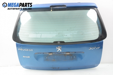 Заден капак за Peugeot 307 Station Wagon (03.2002 - 12.2009), 4+1 вр., комби, позиция: задна