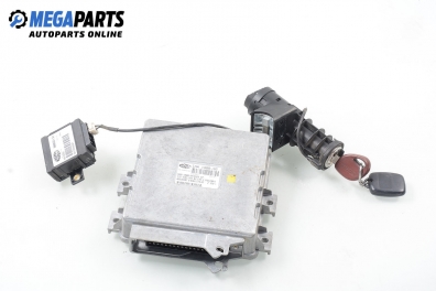 Компютър с контактен ключ и имобилайзер за Fiat Palio Weekend (04.1996 - 04.2012) 1.6 16V (178DX.D1A), 100 к.с., № IAW 1ABB 92