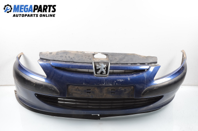 Предна броня за Peugeot 307 Hatchback (08.2000 - 12.2012), хечбек, позиция: предна
