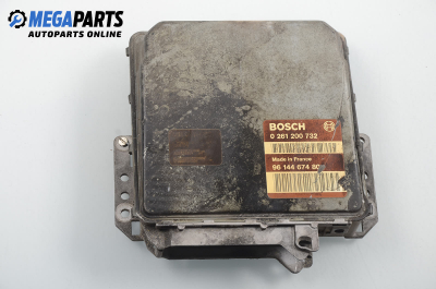 Компютър двигател за Peugeot 306 Hatchback (01.1993 - 10.2003) 1.4, 75 к.с., № Bosch 0 261 200 732