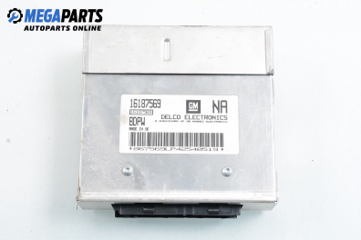 Компютър двигател за Opel Astra F Sedan (09.1991 - 09.1998) 1.4 i, 60 к.с., № Delco GM 16187569 NA