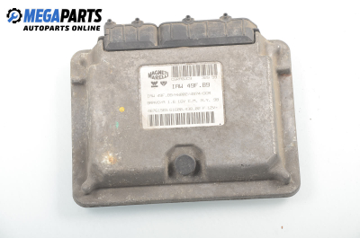 Компютър двигател за Fiat Brava Hatchback (10.1995 - 06.2003) 1.6 16V (182.BB), 103 к.с., № Magneti Marelli IAW 49F 89