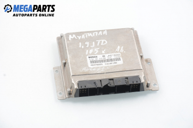 Компютър двигател за Fiat Multipla Multivan (04.1999 - 06.2010) 1.9 JTD 105 (186AXB1A), 105 к.с., № Bosch 0 281 001 879