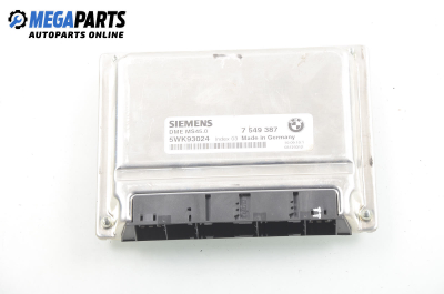 Компютър двигател за BMW 5 Series E60 Sedan E60 (07.2003 - 03.2010) 525 i, 192 к.с., № BMW 7 549 387 / Siemens 5WK93024