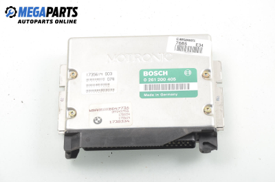 Компютър двигател за BMW 5 Series E34 Sedan (12.1987 - 11.1995) 520 i 24V, 150 к.с., № Bosch 0 261 200 405