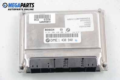 Компютър двигател за BMW 3 Series E36 Compact (03.1994 - 08.2000) 316 i, 105 к.с.