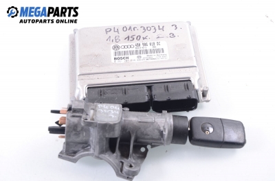 Компютър с контактен ключ за Volkswagen Passat Sedan B5.5 (10.2000 - 12.2005) 1.8 T 20V, 150 к.с., № Bosch 0 261 207 636