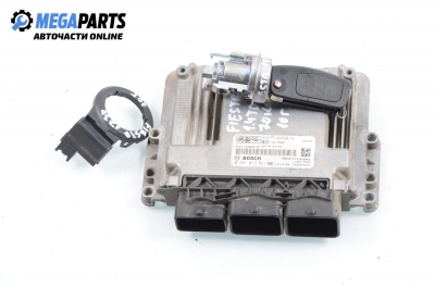 Компютър с контактен ключ и четец за Ford Fiesta VI Hatchback (06.2008 - ...) 1.4 TDCi, 70 к.с., № Bosch 0 281 017 831