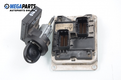 Компютър с контактен ключ и имобилайзер за Opel Corsa B Hatchback (03.1993 - 12.2002) 1.0 i 12V, 54 к.с., № GM 90 532 609