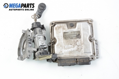 Компютър с контактен ключ за Jeep Cherokee SUV III (09.2001 - 01.2008) 2.5 CRD 4x4, 143 к.с., № Bosch 0 281 010 291