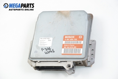Компютър двигател за Peugeot 306 Hatchback (01.1993 - 10.2003) 1.4, 75 к.с., № Bosch 0 261 200 732