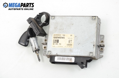 Компютър с контактен ключ и имобилайзер за Opel Vectra B Sedan (09.1995 - 04.2002) 2.0 i 16V, 136 к.с., № GM 90 464 731
