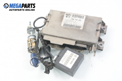 Компютър с контактен ключ и имобилайзер за Fiat Punto Hatchback (09.1993 - 09.1999) 55 1.1, 54 к.с., № Magneti Marelli IAW 16F.EB