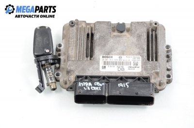 Компютър с контактен ключ за Opel Astra H Hatchback (01.2004 - 05.2014) 1.7 CDTI, 100 к.с., № BOSCH 0 281 012 694