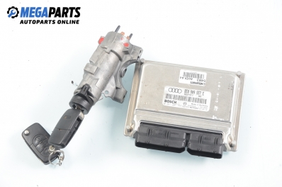 Компютър с контактен ключ за Audi A4 Avant B6 (04.2001 - 12.2004) 2.0, 130 к.с., № Bosch 0 261 207 754