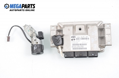 Компютър с контактен ключ за Citroen C4 Coupe (11.2004 - 12.2013) 1.4 16V, 88 к.с., № Magneti Marelli IAW 6LP2.05
