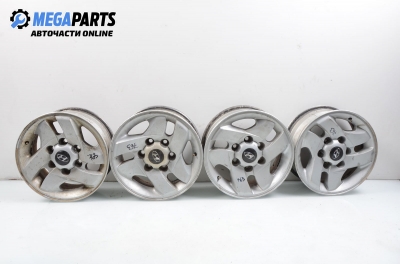 Алуминиеви джанти за Hyundai Terracan SUV (06.2001 - 12.2008)