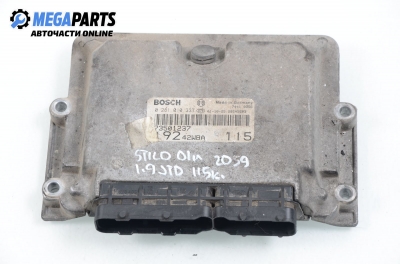 Компютър двигател за Fiat Stilo Hatchback (10.2001 - 11.2010) 1.9 JTD (192_XE1A), 115 к.с., № Bosch 0 281 010 337