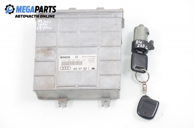 Компютър с контактен ключ за Audi A4 Sedan B5 (11.1994 - 09.2001) 1.8, 125 к.с., № BOSCH 0 261 203 938/939