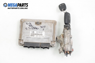 Компютър с контактен ключ за Volkswagen Golf IV Hatchback (08.1997 - 06.2005) 2.3 V5, 150 к.с., № Bosch 0 261 206 175