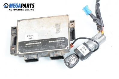 Компютър с контактен ключ за Peugeot 206 Hatchback (08.1998 - 12.2012) 1.9 D, 69 к.с., № R04080030B