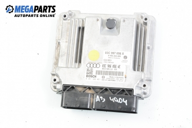 Компютър двигател за Audi A3 Hatchback II (05.2003 - 08.2012) 1.6 FSI, 115 к.с., № Bosch 0 261 S02 021