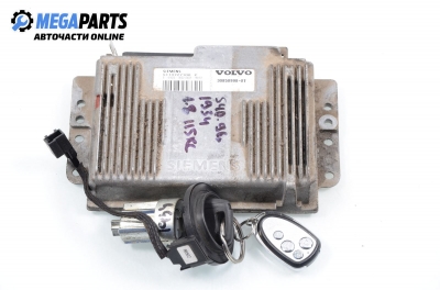Компютър с контактен ключ за Volvo S40 I Sedan (07.1995 - 06.2004) 1.8, 115 к.с., № 30850998-01