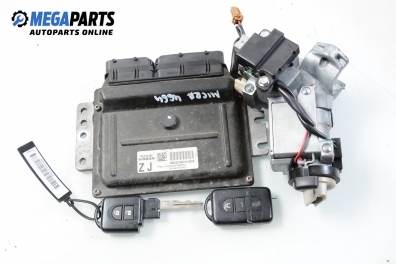 Компютър с контактен ключ за Nissan Micra III Hatchback (01.2003 - 06.2010) 1.4 16V, 88 к.с., № MEC32-080