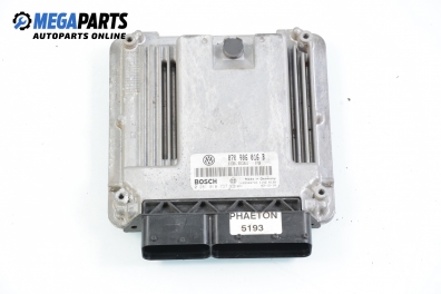 Компютър двигател за Volkswagen Phaeton Sedan (04.2002 - 03.2016) 5.0 V10 TDI 4motion, 313 к.с., № Bosch 0 281 010 737