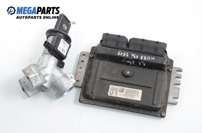 Компютър с контактен ключ и имобилайзер за Nissan Micra III Hatchback (01.2003 - 06.2010) 1.0 16V, 65 к.с., № MEC32-020