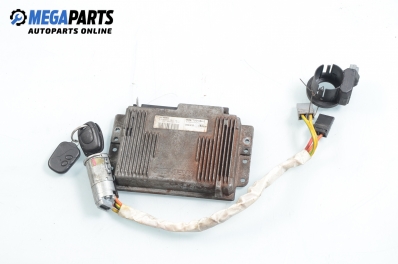 Компютър с контактен ключ и четец за Renault Kangoo Van (08.1997 - 02.2008) 1.4 (KC0C, KC0H, KC0B, KC0M), 75 к.с., № 7700110257 / Siemens S115301101E