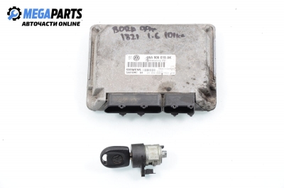 Компютър с контактен ключ за Volkswagen Bora Sedan (10.1998 - 12.2013) 1.6, 101 к.с., № 06A 906 019 AK