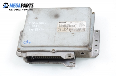 Компютър двигател за Peugeot 306 Hatchback (01.1993 - 10.2003) 1.6, 89 к.с., № Bosch 0 261 204 626