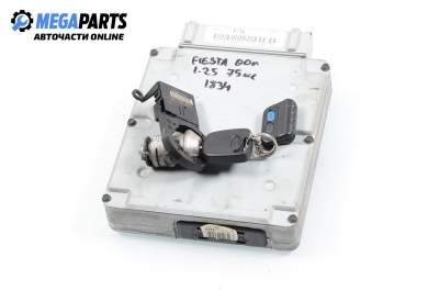 Компютър с контактен ключ за Ford Fiesta IV Hatchback (08.1995 - 09.2002) 1.25 i 16V, 75 к.с., № XS6F-12A650-ADB