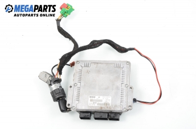 Компютър с контактен ключ за Peugeot 307 Hatchback (08.2000 - 12.2012) 2.0 HDi 110, 107 к.с., № Bosch 0 281 011 248