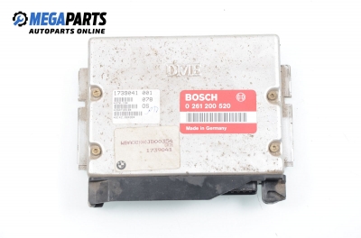 Компютър двигател за BMW 3 Series E36 Sedan (09.1990 - 02.1998) 318 i, 113 к.с., № Bosch 0 261 200 520