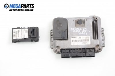 Компютър с четец и карта за Renault Megane II Hatchback (07.2001 - 10.2012) 1.9 dCi (BM0G, CM0G), 120 к.с., № Bosch 0 281 011 275